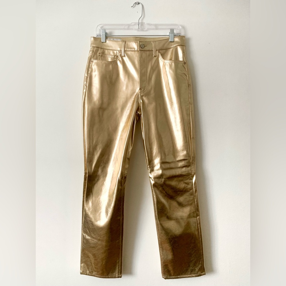 NWOT Gap Vegan Leather Cheeky Straight Pants